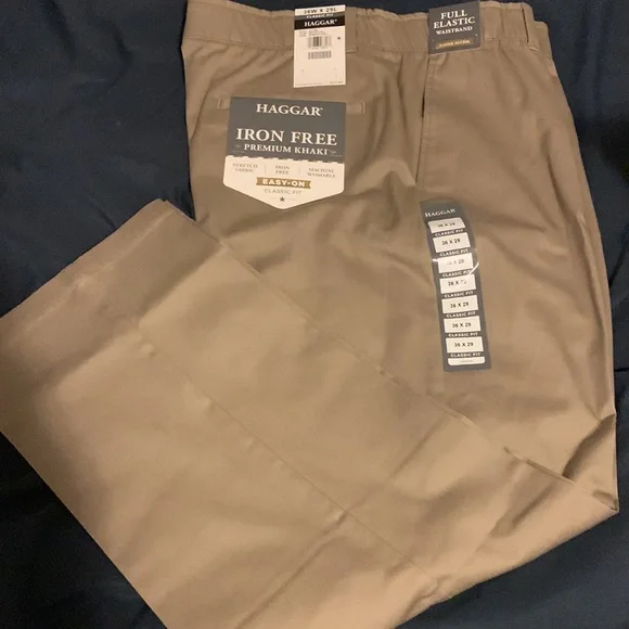 New Men Haggar kahki slack - Picture 2 of 3